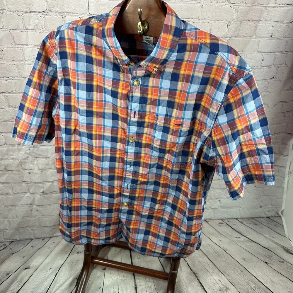 men's duluth untucked shirt large tall relaxed fit